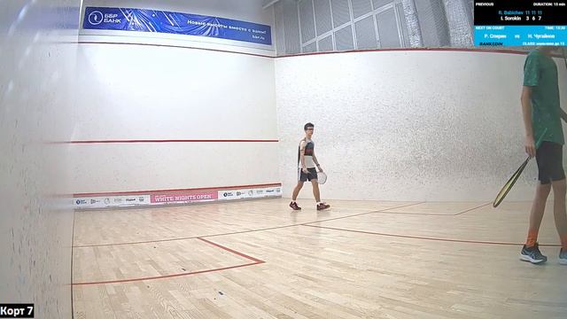 Корт 7. 20.11.21. Юниорская серия по сквошу 2021, 3 этап. Сквош-клуб RC Club смотреть онлайн