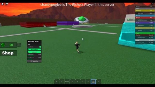 Roblox Mega Power Tycoon Script - Get All Power | Invisible | Auto Farm