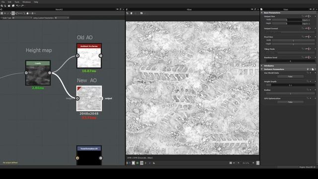 Comparing AO nodes in Substance Designer 5.6 смотреть онлайн