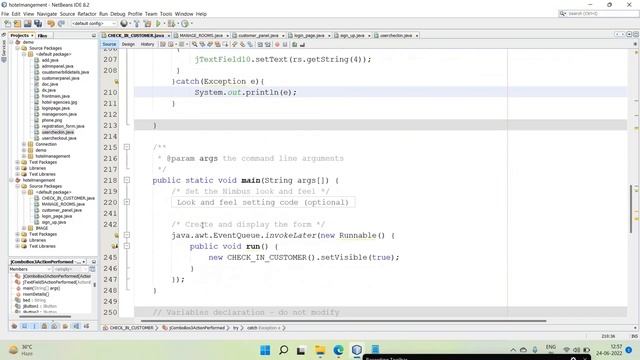 Core Java project part 7 | Hotel Management System смотреть онлайн