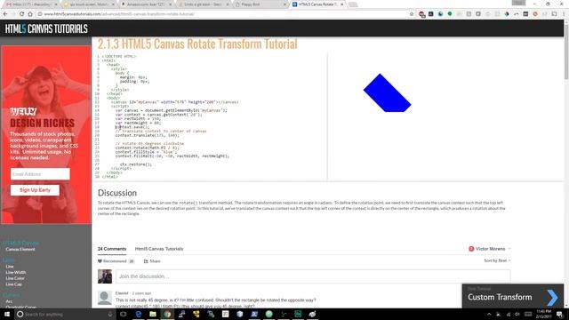 Let's Make Flappy Bird on HTML5 Canvas Part 2 смотреть онлайн