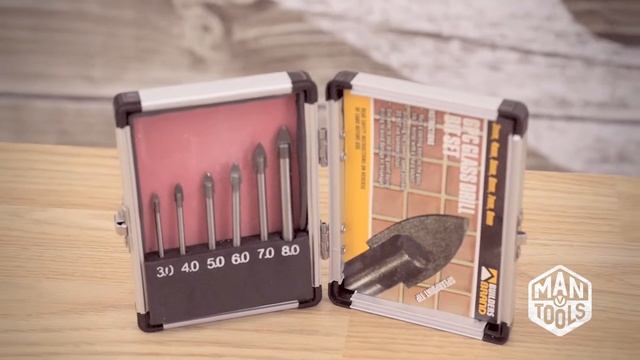 6 piece glass drill bit set смотреть онлайн