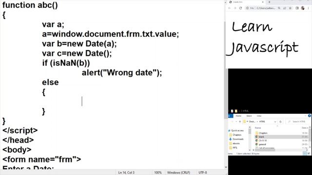 Learn Javascript: Same weekdays смотреть онлайн