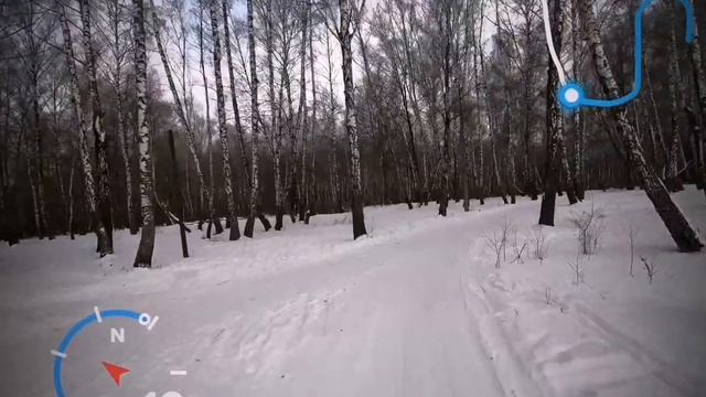 Обзор лыжной трассы в г. Железногорск смотреть онлайн