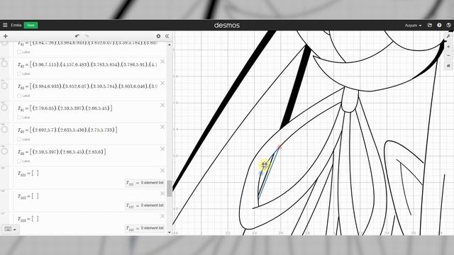 Drawing EMILIA on Desmos Graphing Calculator | Re:Zero смотреть онлайн