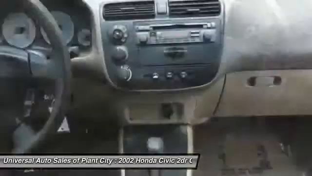 2002 Honda Civic 2dr Cpe EX Auto Plant City FL 33567