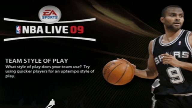 NBA Live 2009 Quick Look at Game Menu Retro Video Game смотреть онлайн