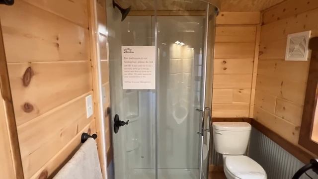 WOW, Tiny House Log Cabin Like NEVER Before! Tiny Home Tour