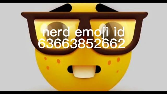 roblox id nerd emoji смотреть онлайн