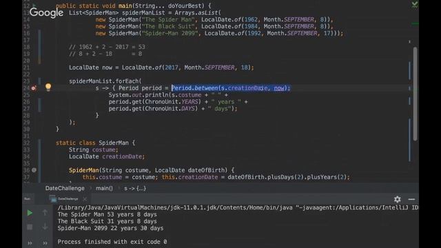Java Challenges #21- LocalDate, Period, plusDays, plusYears смотреть онлайн