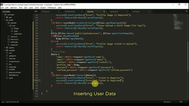 Part 2B || User Login System in CodeIgniter 4 || User Register смотреть онлайн