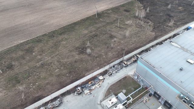 Склад АТБ Житомирская трасса Киевская область разрушения 05.04.2022 Аэрооблет часть 2 смотреть онлайн