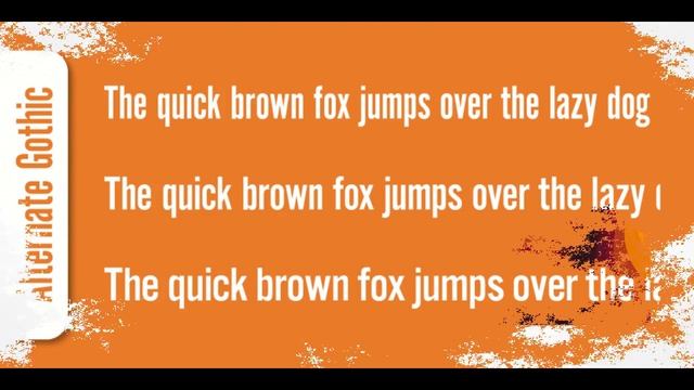 Download Alternate Gothic Pro font family смотреть онлайн