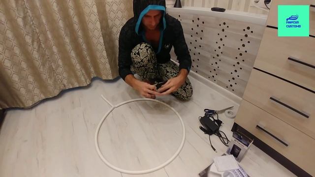 Как сделать кольцевой свет, селфи кольцо, световое кольцо смотреть онлайн