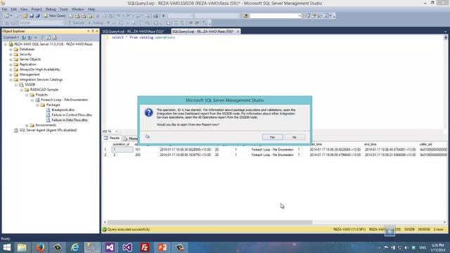 SSIS Catalog Logging смотреть онлайн