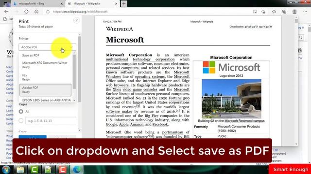 How to save web pages as PDF in Microsoft Edge? Save page to PDF in EDGE смотреть онлайн