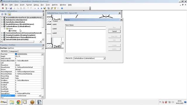 Курс AlphaCam и PartModeller. Занятие 27 от 30.01.15. Использование языка программирования VBA смотреть онлайн
