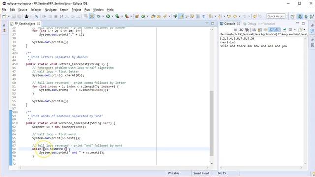 Fencepost and Sentinel Loop Tutorial - Building Java Programs Chapter 5 смотреть онлайн
