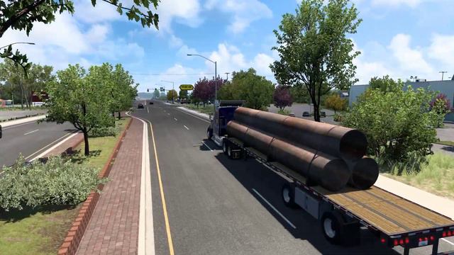 Straight Piped CAT C15 6NZ - Kenworth W900 | ATS Mods | American Truck Simulator Gameplay смотреть онлайн