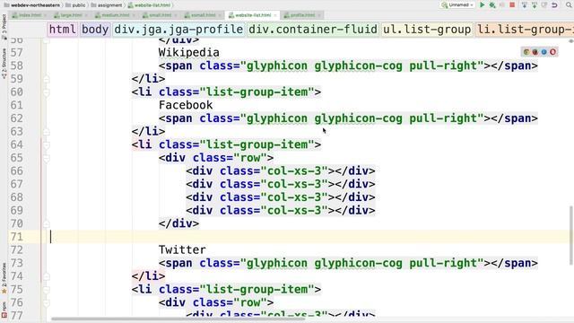 2.14 Implementing a responsive list view in MEAN stack webdev summer 2 2017 смотреть онлайн