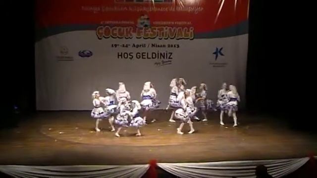 Turkey 2013. Ojra - byelorussian dance (children group). Dance studio GLORIA. Minsk смотреть онлайн