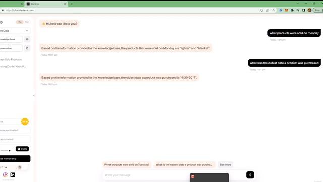Create A Custom Chatbot To Analyze Excel Files: Dante AI Tutorial смотреть онлайн