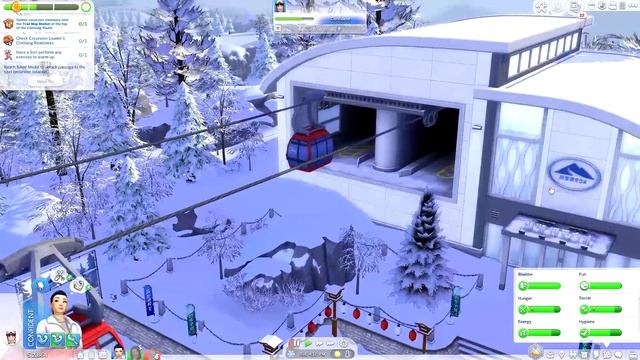 Can we make it to the top of Mt. Komorebi? | Ep.9 | The Sims 4 Snowy Escape смотреть онлайн