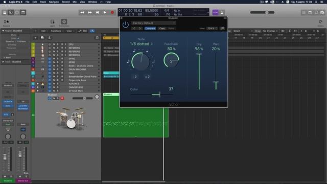 Создание музыки в Logic Pro X #1 смотреть онлайн