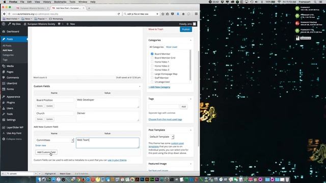 EMS - Wordpress Tutorial - Adding New Board Members смотреть онлайн