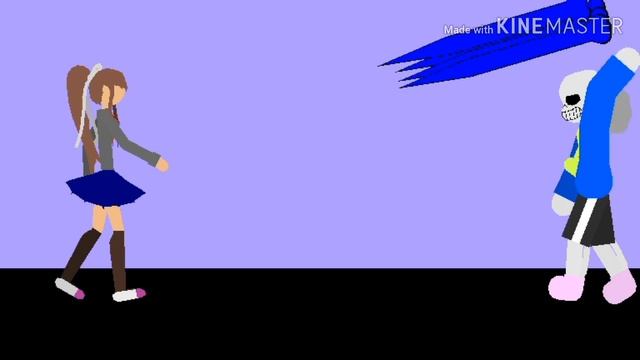 Monika vs sans(stick nodes) смотреть онлайн