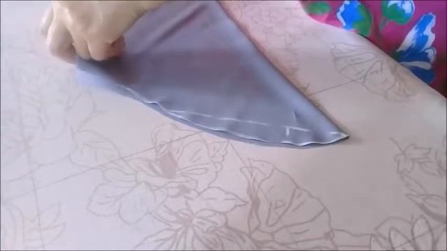 Платье в стиле Бохо Построение рукава по пройме на ткани Часть 3