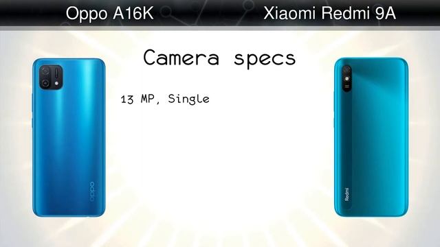 Oppo A16K vs Xiaomi Redmi 9A смотреть онлайн