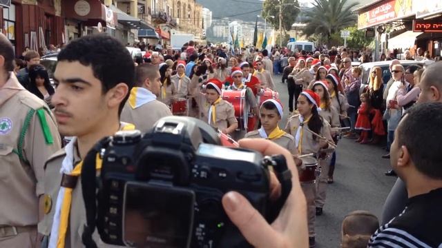 Рождественские парады в старой христианской Хайфе. Продолжение. смотреть онлайн