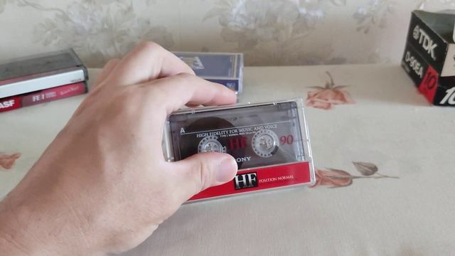 Моя маленькая коллекция аудиокассет. Басф, Сони,Тдк и кассетный бокс. смотреть онлайн