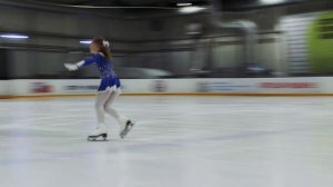 Фигурное катание, дети. Мери Поппинс, 3 юношеский разряд, Заикина Мария. 8 лет.