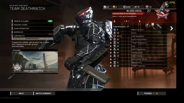 Road to DIAMOND CAMO for OSA-Call of Duty-Infinite Warfare-Live Stream смотреть онлайн