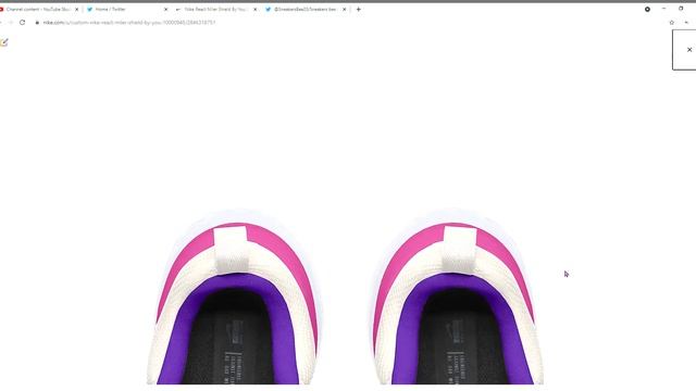 Nike React Miler Shield By You Custom Running Sneakers смотреть онлайн