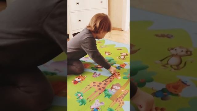 Коврик-бэбипол двусторонний С 36555 180*120 см смотреть онлайн