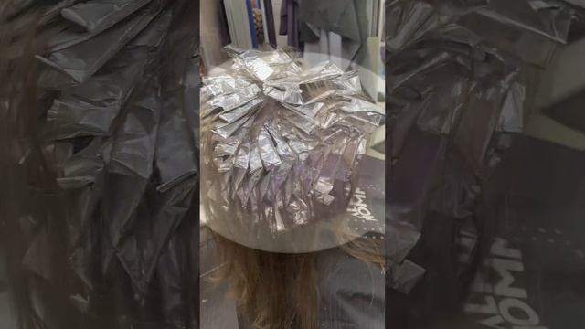 Техника Air blond в схеме подкова смотреть онлайн