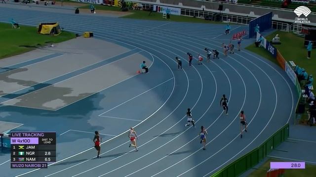 World U20 Record Women's 4x100m Relay Final | World Athletics U20 Championships смотреть онлайн