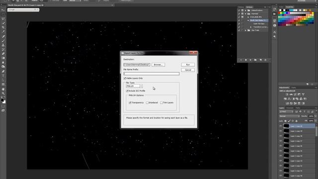 Creating Meteor Shower Star Trails in Photoshop смотреть онлайн