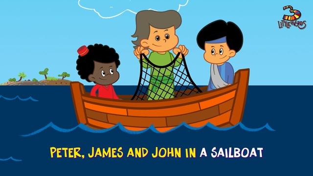Peter, James And John In A Sailboat - 3LittleWords