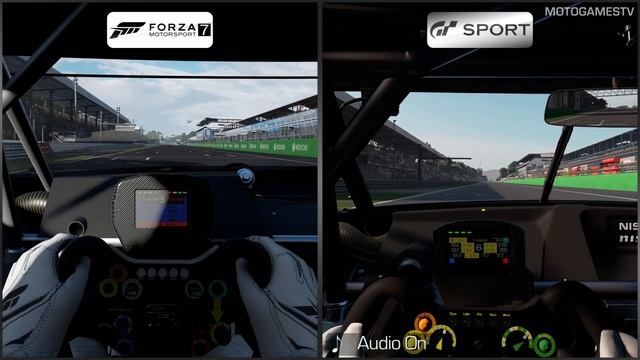 Forza Motorsport 7 vs Gran Turismo Sport - Nissan MOTUL AUTECH GT-R at Monza смотреть онлайн