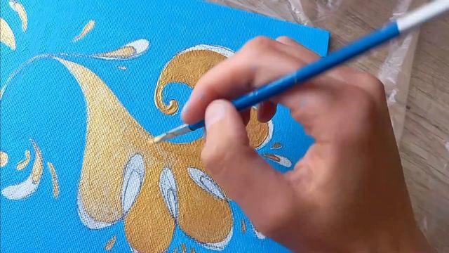 Чем можно заменить поталь? Краски с эффектом металла смотреть онлайн