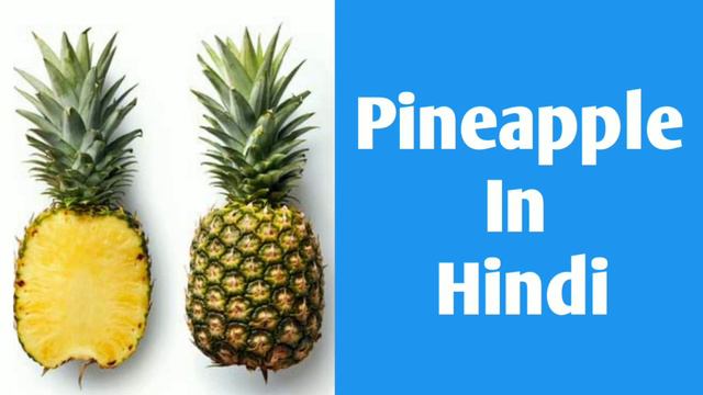 Pineapple in hindi | pineapple को हिंदी में क्या कहते हैं| pineapple ko Hindi mein kya kehte смотреть онлайн