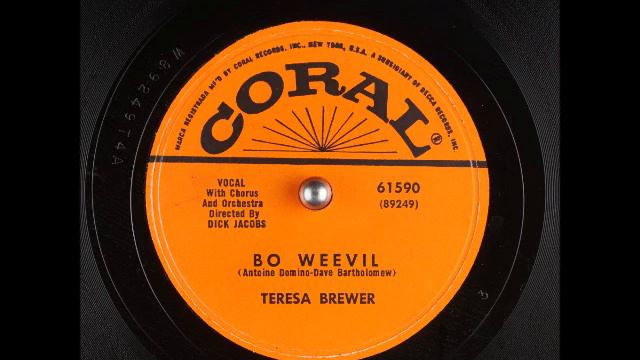 Bo Weevil ~ Teresa Brewer with Chorus and Orchestra (1956) смотреть онлайн