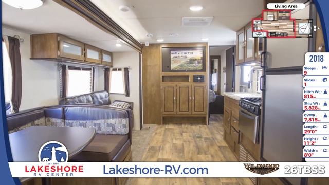 2018 Forest River Wildwood 26TBSS Travel Trailer RV For Sale Lakeshore RV Center смотреть онлайн