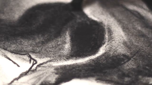 Speed drawing charcoal Sketch tattoo style - skull animal смотреть онлайн