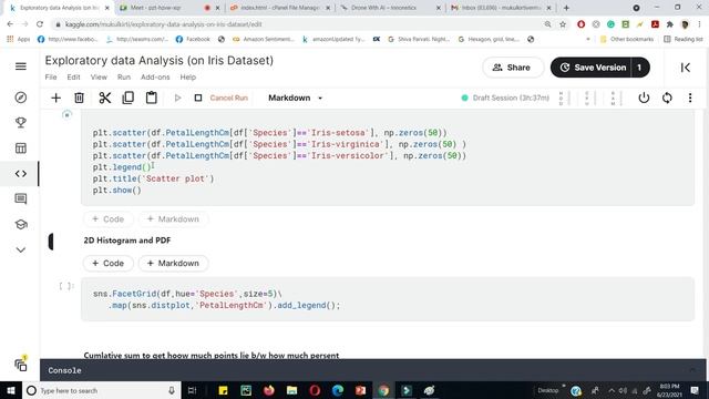 EDA, Part-2, Scatter plot, Pair Plot, PDF, CDF, in Hindi смотреть онлайн