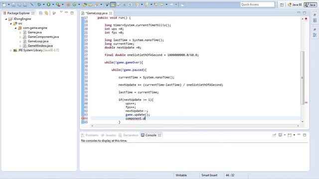 How to Make a 2D Game Engine Java Episode #01 смотреть онлайн